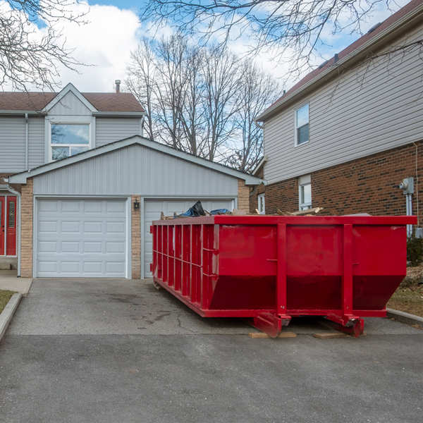 can i place a construction dumpster in a public parking area